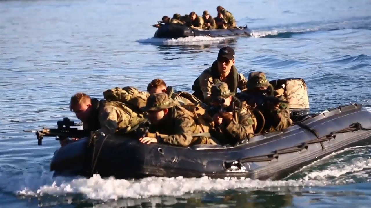 Inflatable Raid Craft Training - Blue Raptor - YouTube