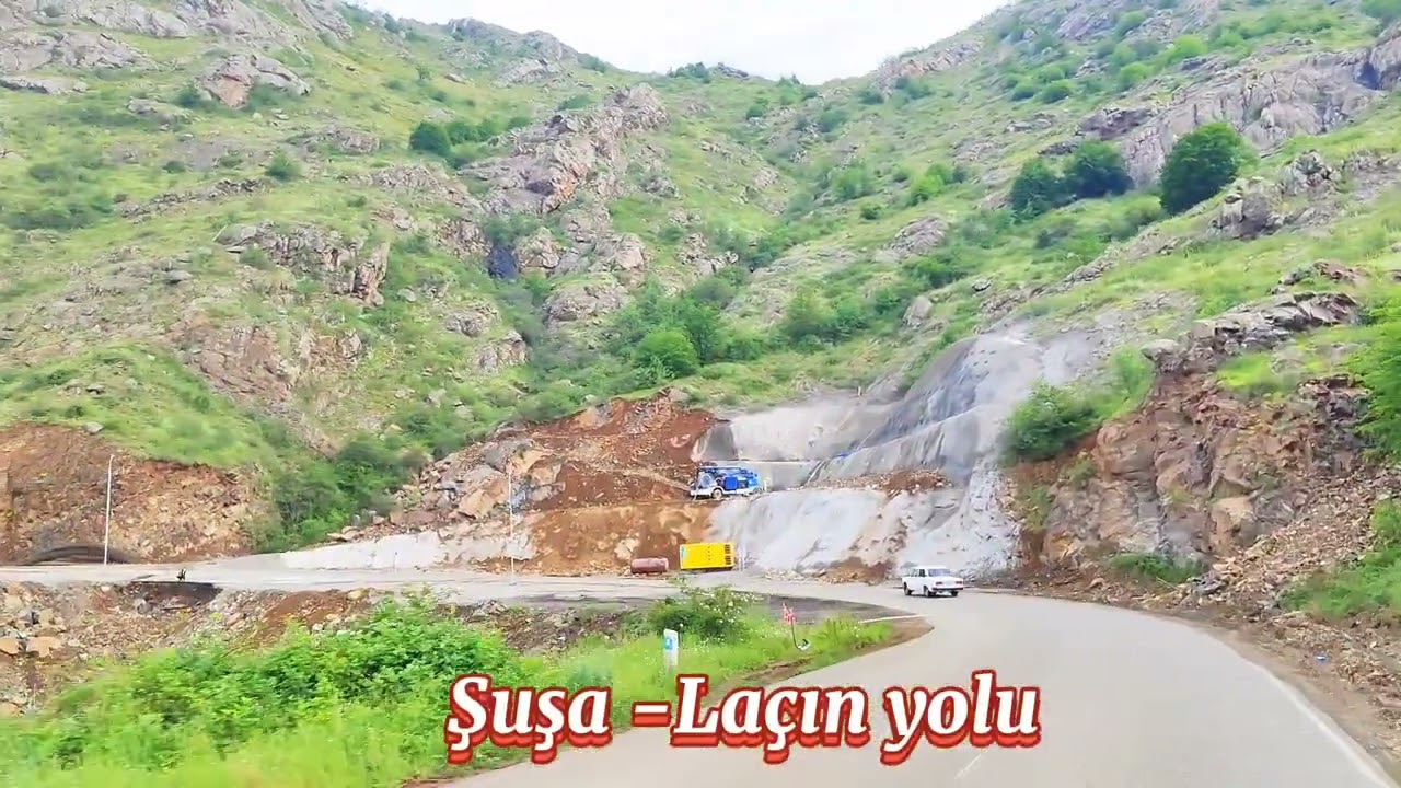 Şuşa şəhəri,İsa bulağı yolu, Şuşa -Laçın yolu 🇦🇿 09.06.2024#şuşa #laçın  #qarabağazərbaycandir