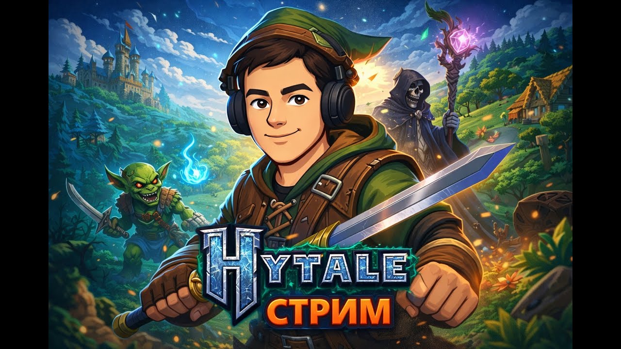 Hytale | Первый стрим 🔥 Играем вместе с подписчиком (онлайн)