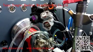 Inside of CR738 Common rail injector and pump test bench --