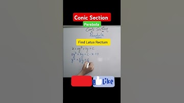 Conic sections🎯Parabola💯Latus Rectum 📝 TRICKS AND SHORTCUTS🪄 Solve in seconds🔥 DSSSB TGT PGT MATHS 💫