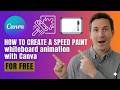 Speed Paint Whiteboard Animation in Canva | Creative Tutorial