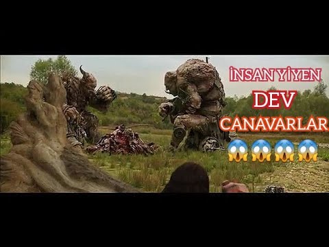 Hellboy efsane sahne. Canlı canlı insan yiyen Dev canavar'lar...! 😱😱