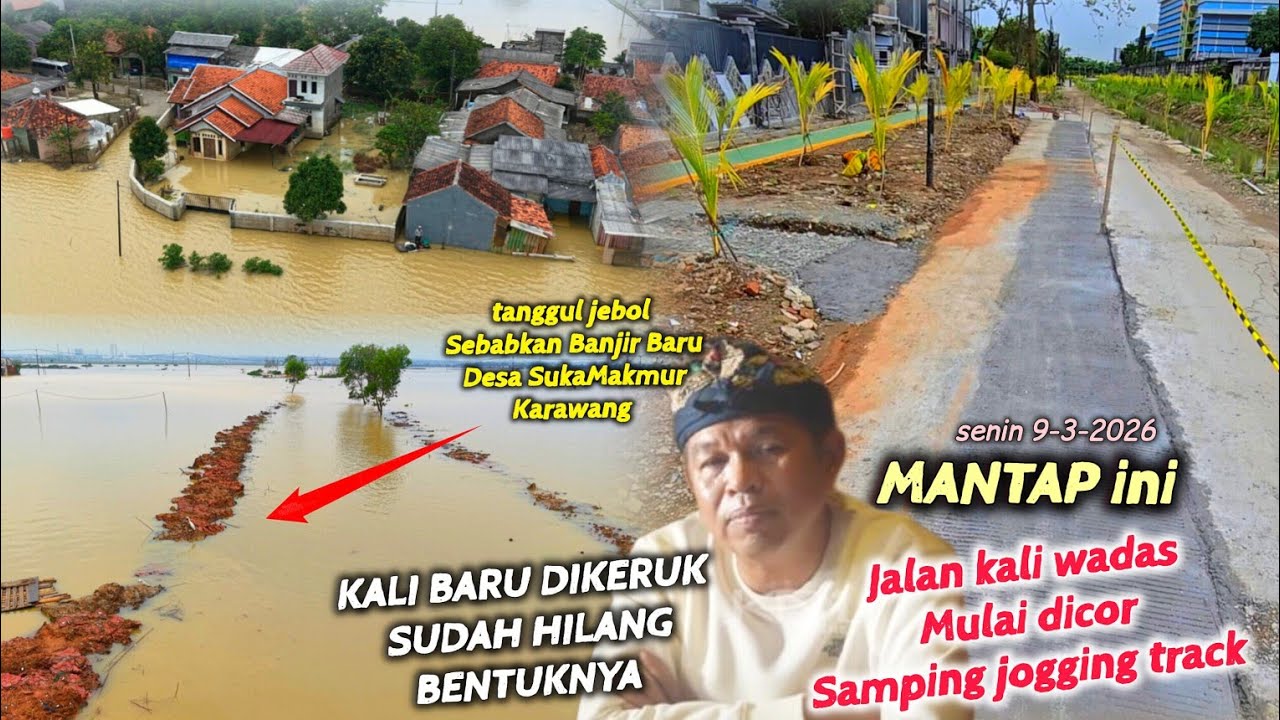 TANGGUL KALI URANG JEBOL MAKIN PARAH BEBERAPA DESA KEBANJIRAN LAGI & KALI WADAS JALAN MULAI DICOR❗️