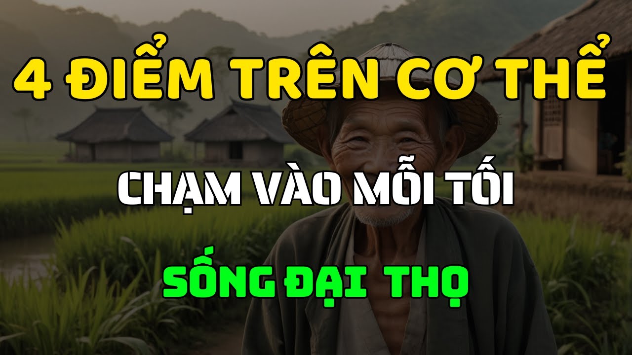 Outline Video 4 Vị Trí Vàng Trên Cơ Thể, Chỉ Cần Chăm Sóc 5 Phút Mỗi Ngày, Sống Đại Thọ