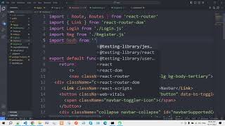 2. Bootstrap Navbar in React JS: Login, Registration, and Dashboard
