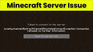 Minecraft io.netty.channel.abstractchannel$annotatedconnectexception connection refuse -Server Issue