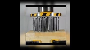 Hydraulic VS NAILS #hydraulic #satisfying #short#shorts#shortvideo#firstshortvideo#youtubeshort