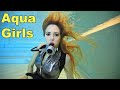 Beautiful No Mask Scuba Diving Girl Beautiful No Mask Scuba Diving Girl