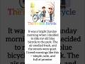 The Broken Bicycle 🚲 || English Listening Practice #shorts #ytshorts #viral #story