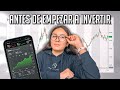 5 COSAS que DEBES SABER ANTES de EMPEZAR a INVERTIR en ACCIONES 💰