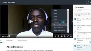 How to download a lecture on udemy com