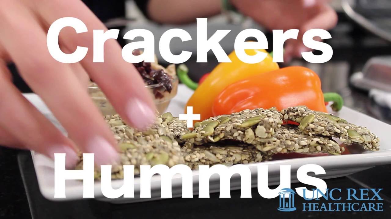 REX Bariatric Specialists Quick Recipe - Crackers + Hummus