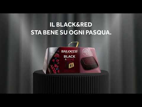Colomba Black and Red Pasqua - video from Balocco