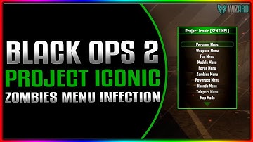 🌈[BO2/PS3] *NEW* Project Iconic [SENTINEL] GSC Zombies Menu Infection *OFW*🌈
