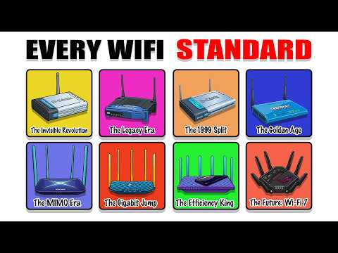 Every WiFi Standard Explained