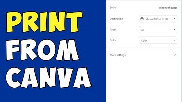 How To Print From Canva (EASY GUIDE)