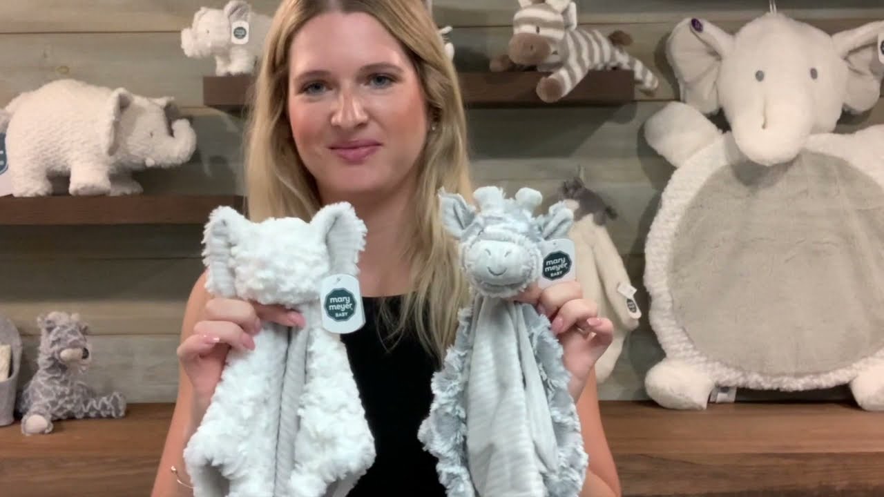 Afrique Elephant & Giraffe Character Blanket | Mary Meyer Stuffed Toys