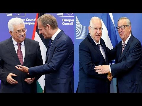 همزمان با مذاکرات جداگانه عباس و ریولین با رهبران اتحادیه اروپا در بروکسل اتهامات علیه آنها بالا می گیرد