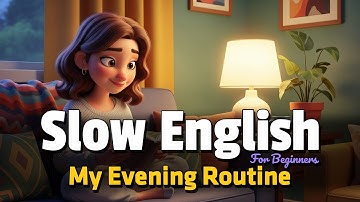 My Evening Routine | Slow English Listening Practice for Beginners (A2)