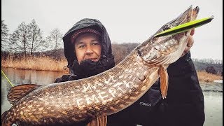 Крупная щука на воблеры! Рыбалка на щуку! ZipBaits Orbit 130 SP - дебют. Рыбалка на малой реке