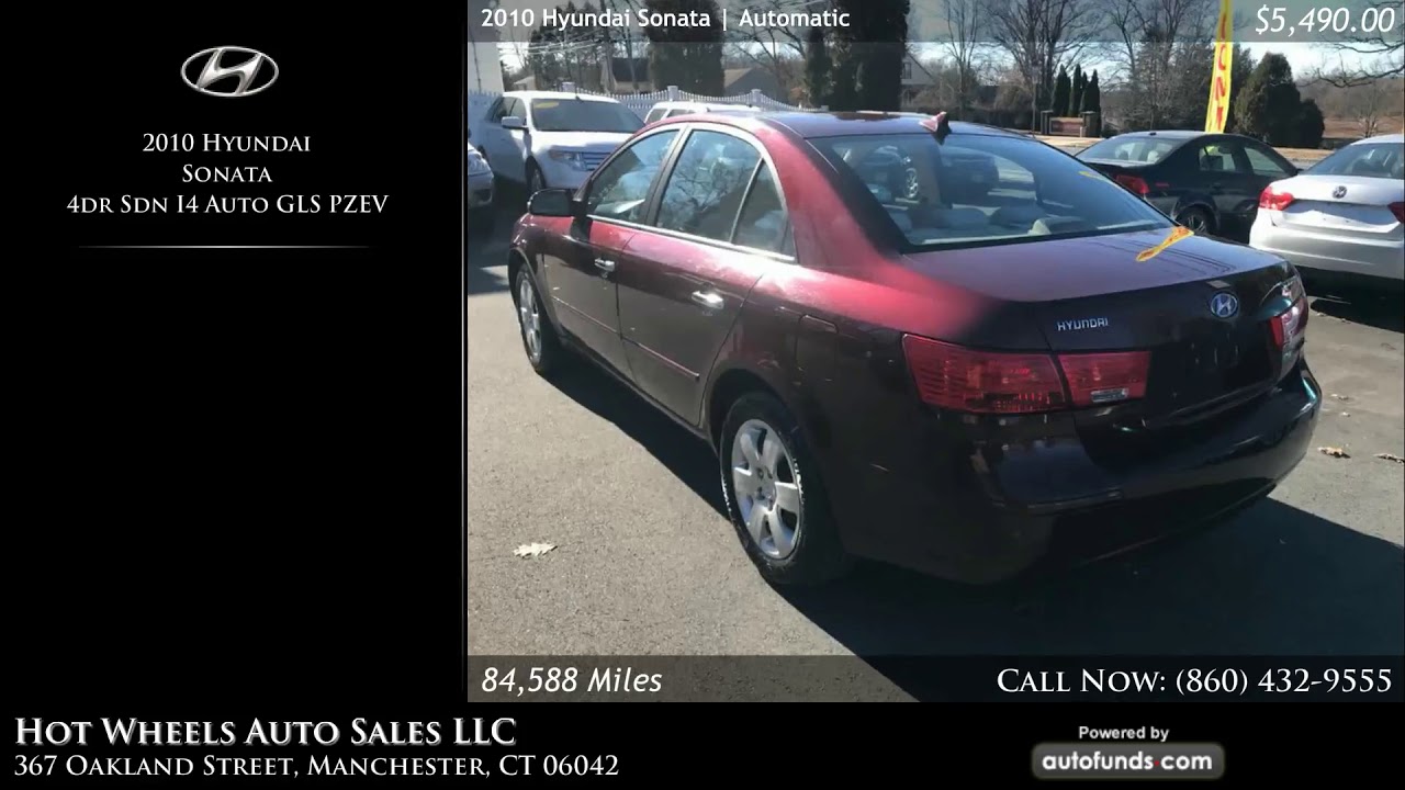 Used 2010 Hyundai Sonata Hot Wheels Auto Sales LLC, Manchester, CT