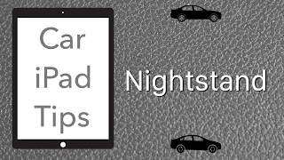 Car iPad Tips - Make a branded standby screen!