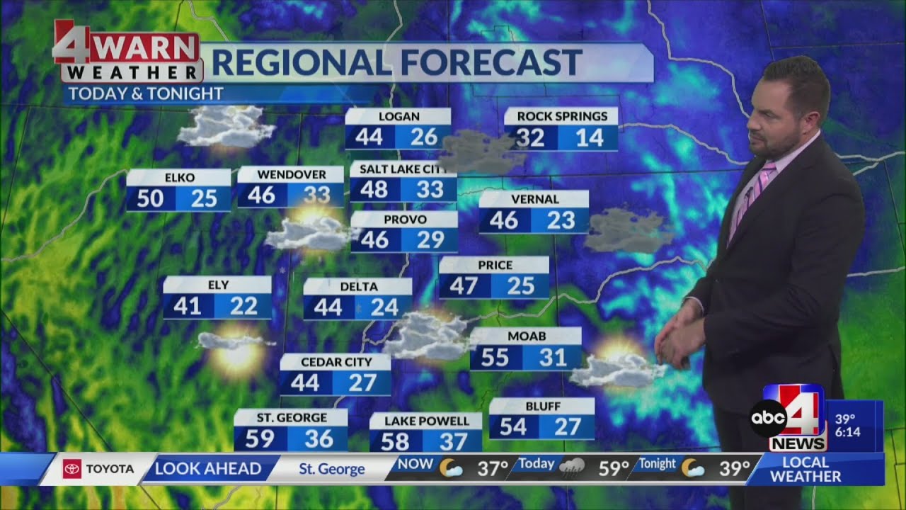 Chilly start to Wednesday gives to slightly warmer temps - YouTube