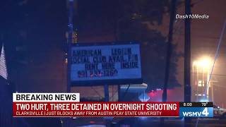 At least two injured in shooting near American Legion in Clarksville
