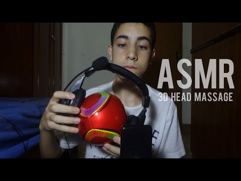 🎧 [ASMR BINAURAL]👂3D HEAD MASSAGE/SCALP MASSAGE (Ear to Ear) ~ Scratching, Tapping | PORTUGUÊS