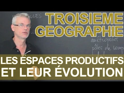 Les espaces productifs et leur évolution - Histoire-Géographie - 3e - Les Bons Profs