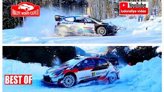 Compilation rallye WRC / Best Of rallye Monte-Carlo 2017-2023 / tout au câble , full attack.