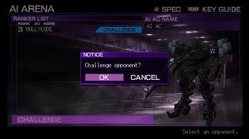 Armored Core Silent Line Portable Javelin E Rank Arena