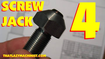 SCREW JACK PART 4, lathe 101 Marc L
