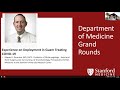 Experience on Deployment in Guam Treating COVID-19 – Stanford Dept. of Med Grand Rounds - 2 Dec 2020