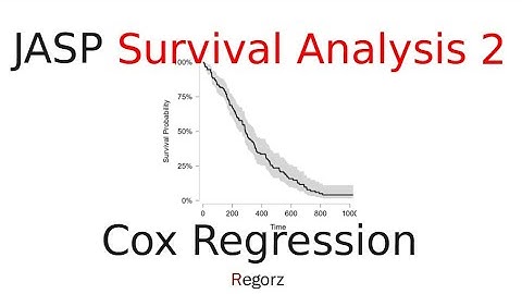 JASP Survival Analysis: Cox Regression