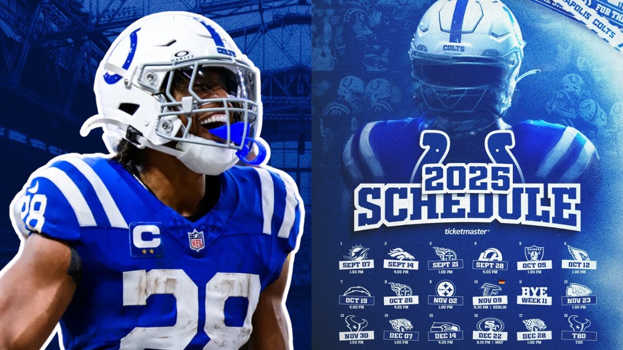 Giving Our 2025 Indianapolis Colts Schedule Predictions - YouTube
