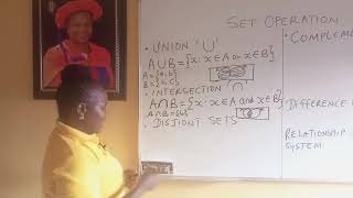 Set Operations | Union| Intersection| Difference| Complement| Disjoint Sets