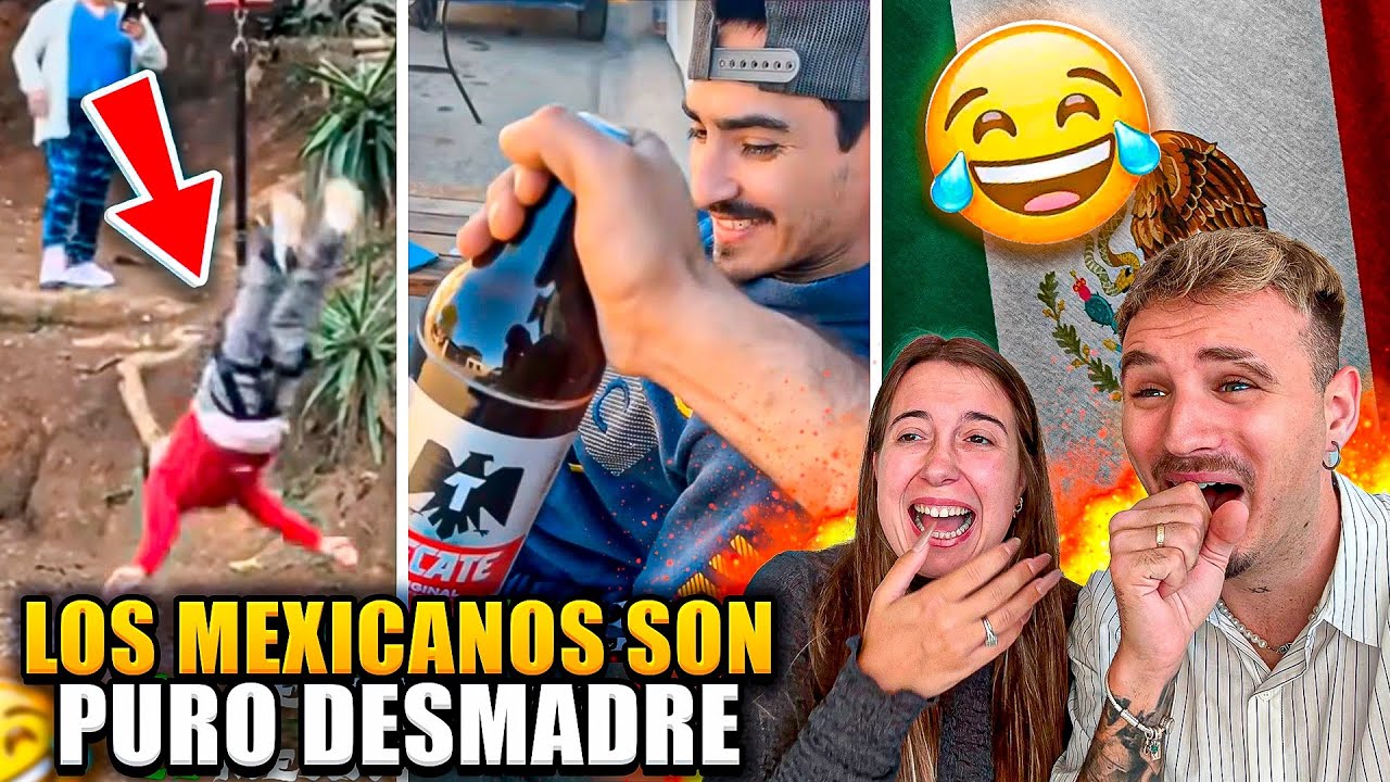 LOS MEXICANOS son PURO DESMADRE 😂🇲🇽 IMPOSIBLE NO REÍR 🔥 **jaajajajJjajaja**