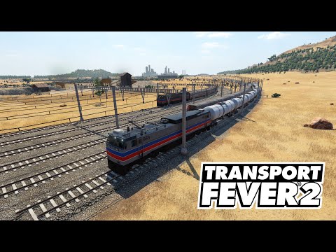 Видео: Transport Fever 2 - Топливо в город! #45