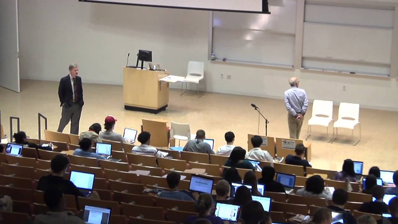 ECON 125 Lecture 26 Holden Thorp and Buck Goldstein The