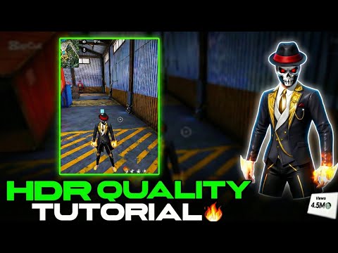 How to Make Ultra 4K HDR Quality Videos in CapCut Mobile 2026 | Free Fire Edit Tutorial