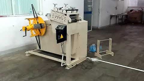 GO 300 Uncoiler straightener 2 in 1 machine+RNC 300 Servo feeder machine