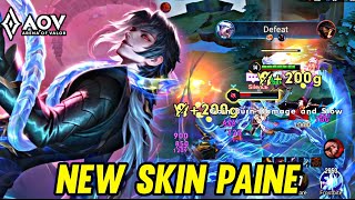AOV : NEW SKIN PAINE SERPENT'S OATH GAMEPLAY - ARENA OF VALOR LIENQUANMOBILE ROV