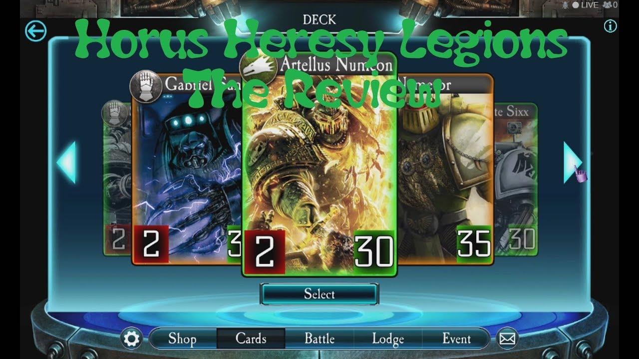 Horus Heresy Legions - The Review