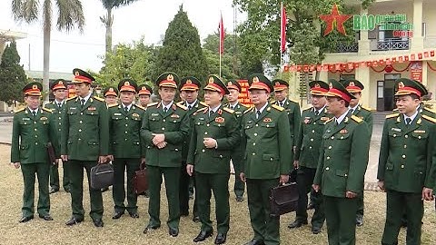 Thiếu tướng Phạm Trường Sơn kiểm tra công tác sẵn sàng chiến đấu và tổ chức Tết tại Lữ đoàn 84