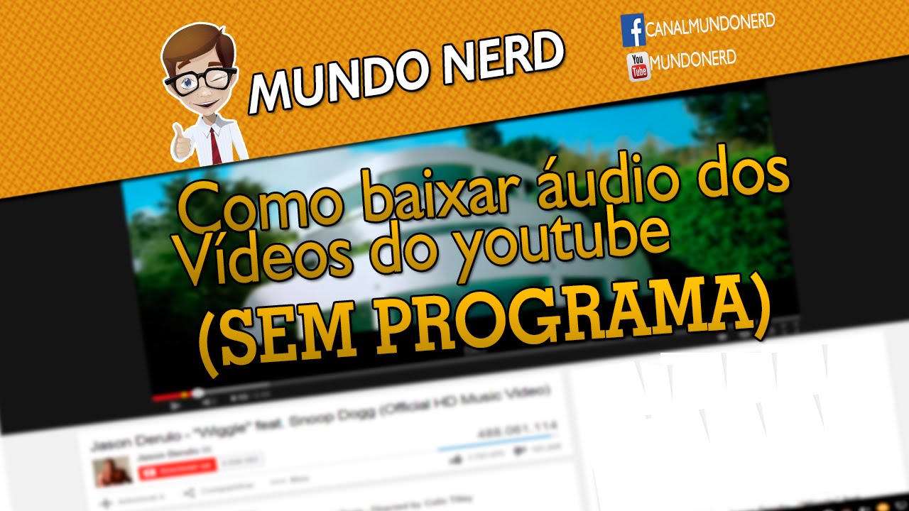 Como baixar áudio dos vídeos do youtube (SEM PROGRAMAS) YouTube