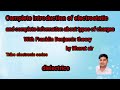 Introduction of electrostatics and complete information about type of electric charges 12th physics