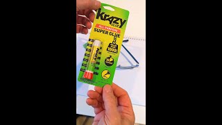 How I fixed Eyeglass Frame with Krazy Glue! screenshot 1