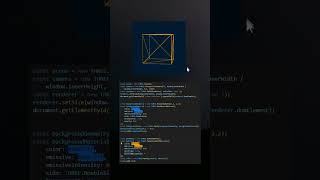 ✨ Creating a Neon Glow 3D Cube with ThreeJs! 🔥💡 #CodingMagic #popular  #creative  #programming